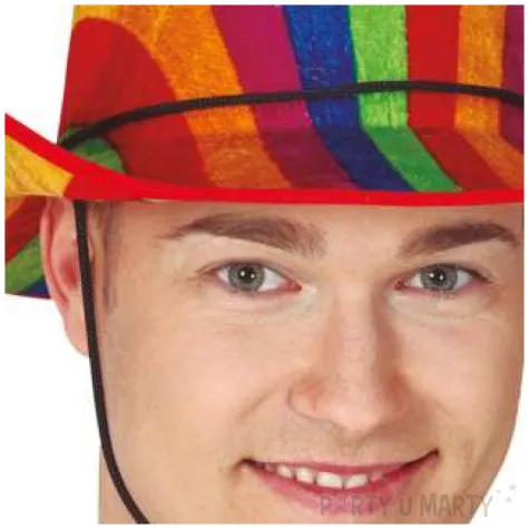 kapelusz teczowy kowboj guirca