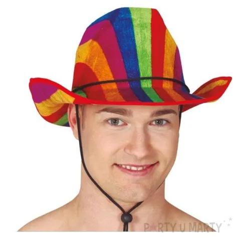 kapelusz teczowy kowboj guirca