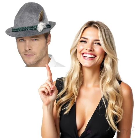 kapelusz tyrolski szary smiffys