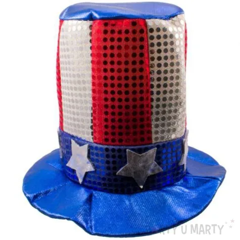 kapelusz usa party cylinder folat