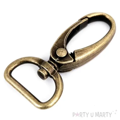 karabinczyk do toreb mosiadz stoklasa 49 mm