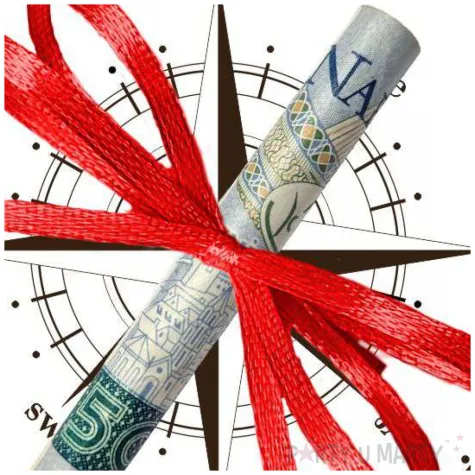 karnet na banknot na podroze te male i te duze 90x90 mm