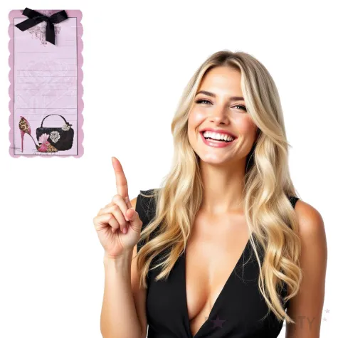 karteczki do notesu glamour roz godan