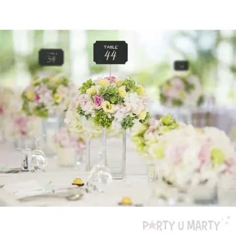 karteczki na patyczku czarny 11 x 8 cm