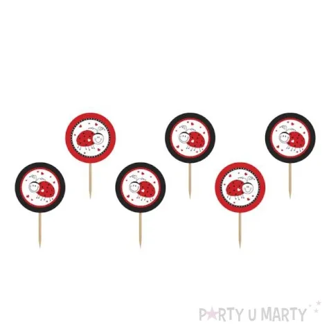 karteczki na piku biedronka 9 2 cm 6 szt