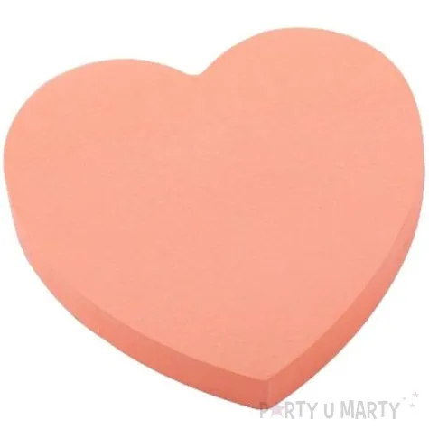 karteczki samoprzylepne serce rozowy d rect 75 x 75 mm 100 kartek