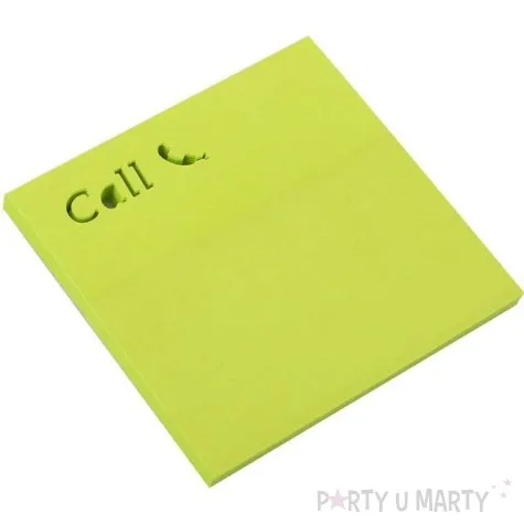 karteczki samoprzylepne z wycieciem call d rect 75 x 75 mm 50 kartek