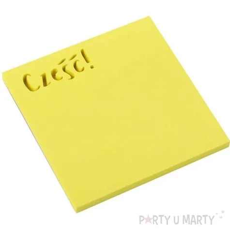 karteczki samoprzylepne z wycieciem czesc d rect 75 x 75 mm 50 kartek