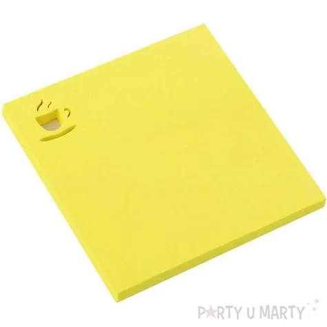 karteczki samoprzylepne z wycieciem kawa d rect 75 x 75 mm 50 kartek