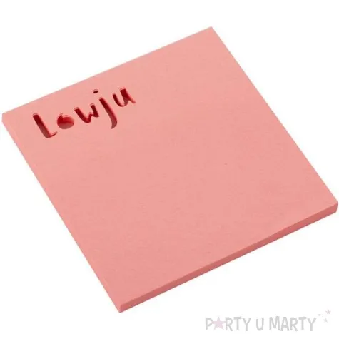 karteczki samoprzylepne z wycieciem lowju d rect 75 x 75 mm 50 kartek