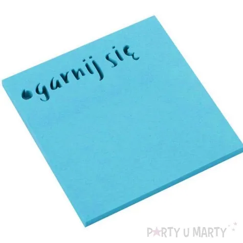 karteczki samoprzylepne z wycieciem ogarnij sie d rect 75 x 75 mm 50 kartek