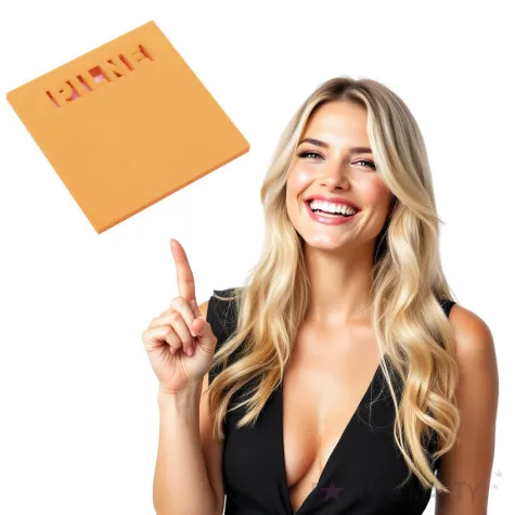 karteczki samoprzylepne z wycieciem pilne pomaranczowe d rect 75 x 75 mm 50 kartek