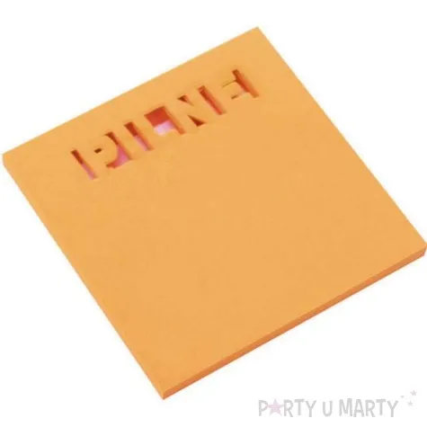 karteczki samoprzylepne z wycieciem pilne pomaranczowe d rect 75 x 75 mm 50 kartek