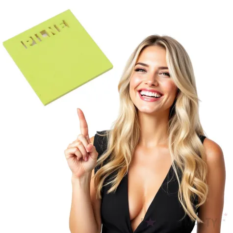 karteczki samoprzylepne z wycieciem pilne zielone d rect 75 x 75 mm 50 kartek