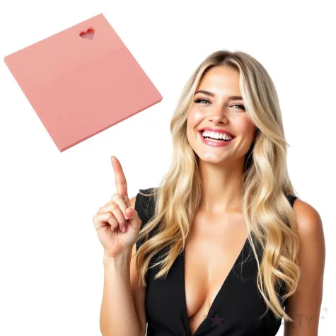 karteczki samoprzylepne z wycieciem serduszko d rect 75 x 75 mm 50 kartek