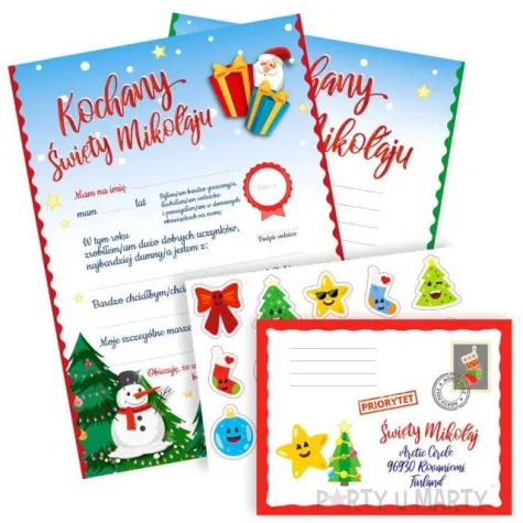 kartka list do sw mikolaja arpex 1 komp
