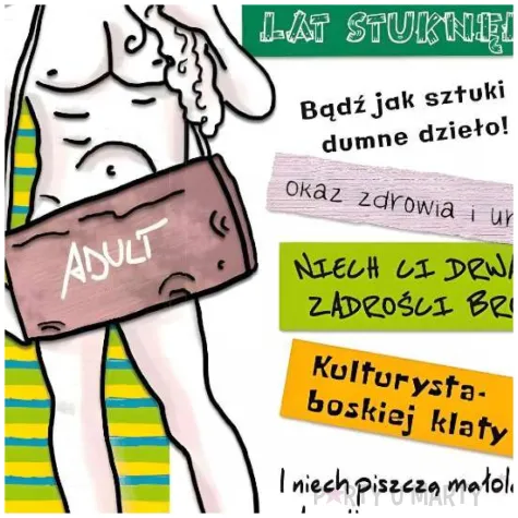 kartka okolicznosciowa 18 urodziny dawid henry 15 x 15 cm