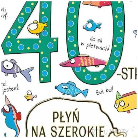 kartka okolicznosciowa 40 urodziny ryby henry a5