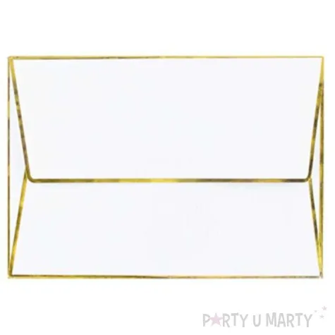 kartka okolicznosciowa ciastek pin biala partydeco 10 5 x 14 8 cm