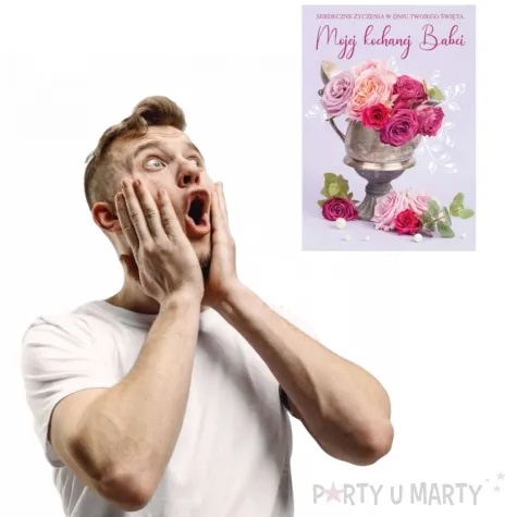 kartka okolicznosciowa laurka dla babci w dniu twojego swieta maki b6