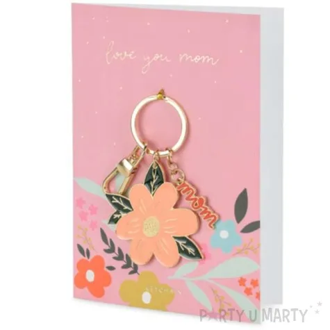 kartka okolicznosciowa love you mom dzien matki partydeco 12x16 cm