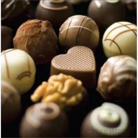 kartka okolicznosciowa serca walentynkowe z koperta czekoladki kemis 15x15 cm