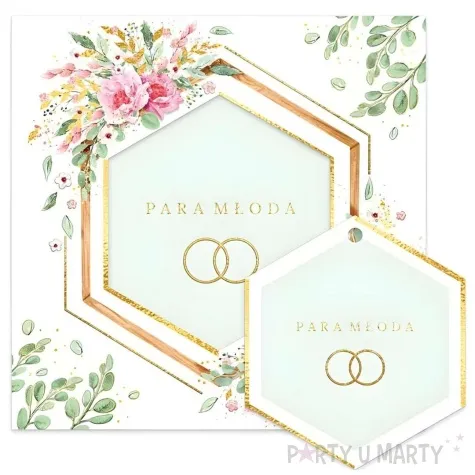 kartka okolicznosciowa slub eukaliptus henry 15 x 15 cm