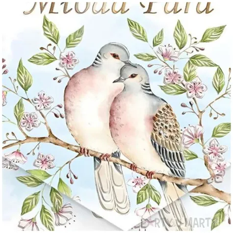 kartka okolicznosciowa slub golebie henry a5