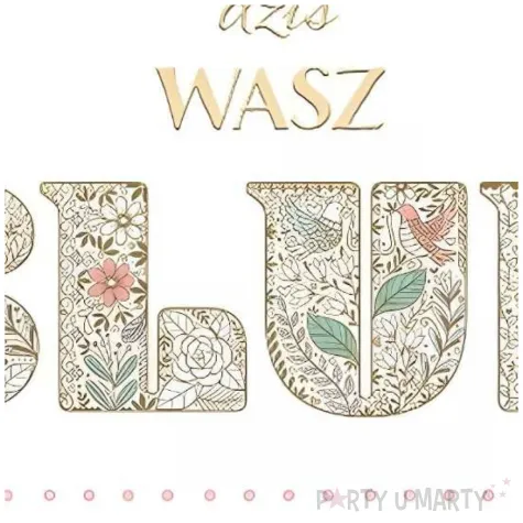 kartka okolicznosciowa slub gratulacje henry 20 x 20 cm