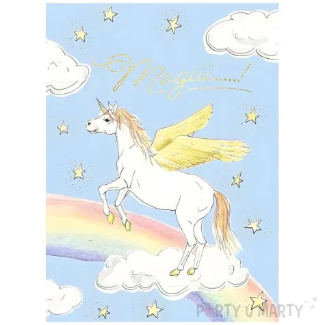 kartka okolicznosciowa urodziny jednorozec i tecza henry b6