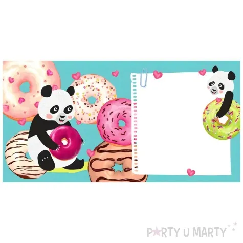 kartka okolicznosciowa urodziny pandy henry 15 x 15 cm