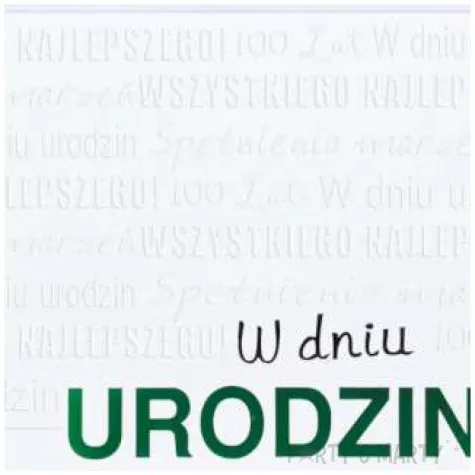 kartka okolicznosciowa w dniu urodzin paw 17 6 x 12 5 cm