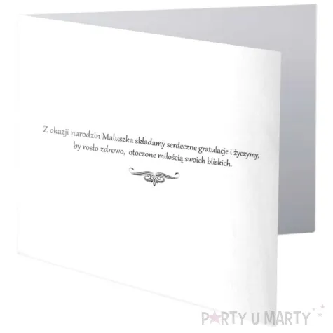 kartka okolicznosciowa witaj na swiecie malenstwo blekit paw 15 4 x 15 4 cm