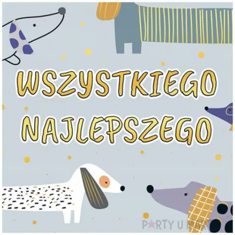 kartka okolicznosciowa wszystkiego najlepszego pieski jamniki henry 12 5x17 6 cm