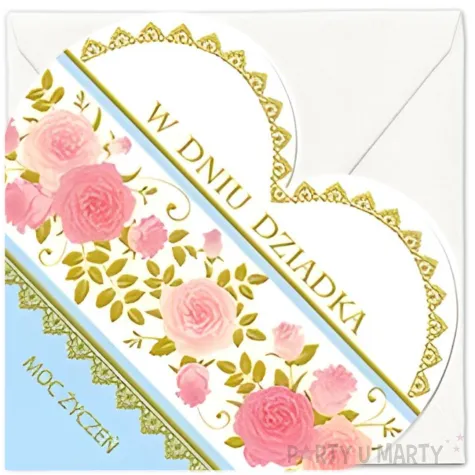 kartka okolocznosciowa w dniu dziadka moc zyczen maki 15 5 cm