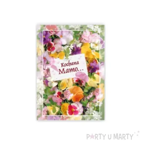 kartka z pozytywka dzien matki kochana mamo pol maki 14x20 cm