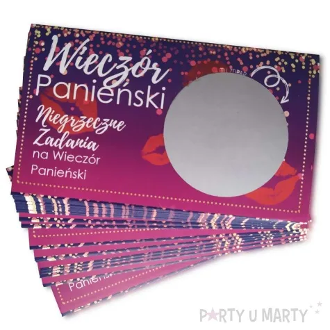 karty do gry wieczor panienski zdrapki propa ganda