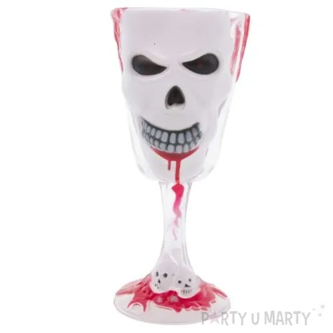 kielich czarnoksieznik czaszka bialy funnyfashion