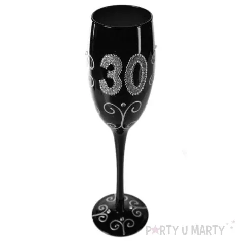 kieliszek do szampana 30 czarny