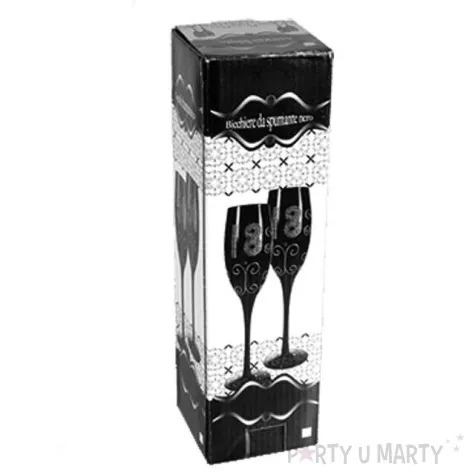kieliszek do szampana 30 czarny