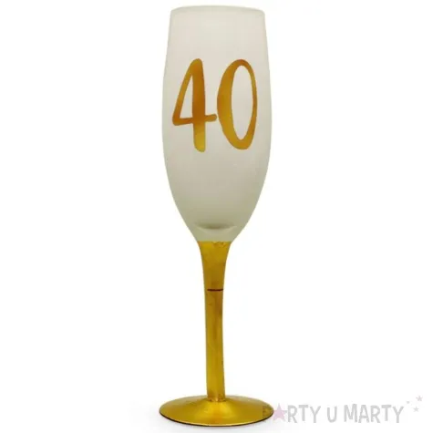 kieliszek do szampana 40 urodziny pan dragon