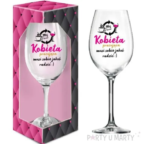 kieliszek do wina moj dzien szklany bgtech 700 ml