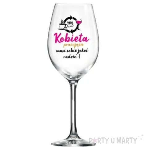 kieliszek do wina moj dzien szklany bgtech 700 ml