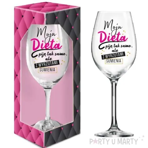 kieliszek do wina moja dieta szklany bgtech 700 ml