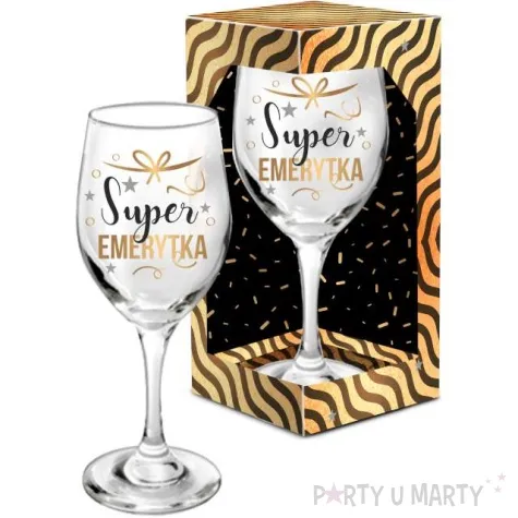 kieliszek do wina super emerytka bgtech 220 ml
