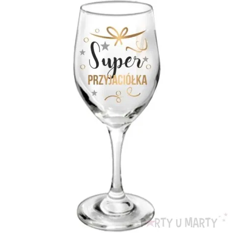 kieliszek do wina super przyjaciolka bgtech 220 ml