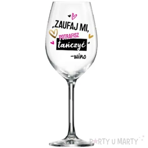 kieliszek do wina zaufaj mi szklany bgtech 700 ml