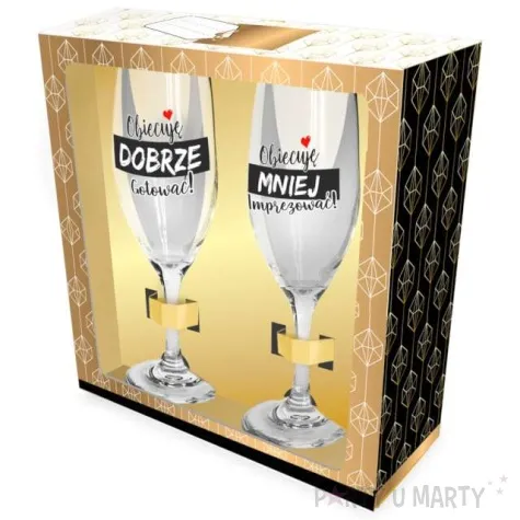 kieliszki do szampana dobrze mniej szklane bgtech 170 ml 2 szt