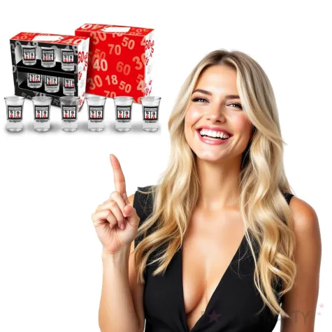 kieliszki do wodki 60 zmiana kodu i do przodu bgtech 35 ml 6 szt