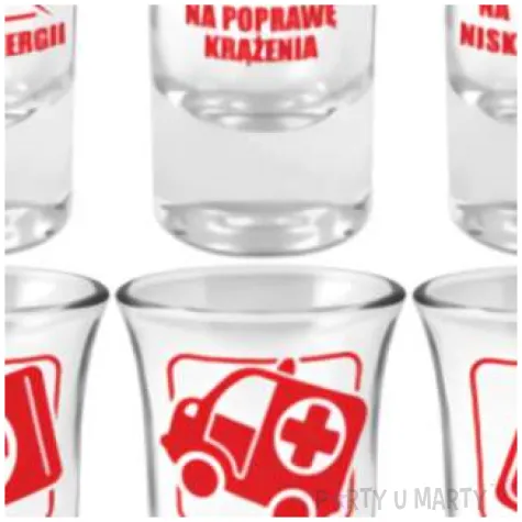 kieliszki do wodki lek na wszystko bgtech 35 ml 6 szt